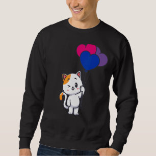 Moletom Gatos do Orgulho Bissexual Gatos Pet Proprietário 