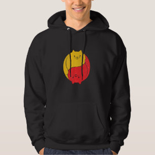 Moletom Gatos Engraçado Engraçado Hilário Yin Yang Chubby