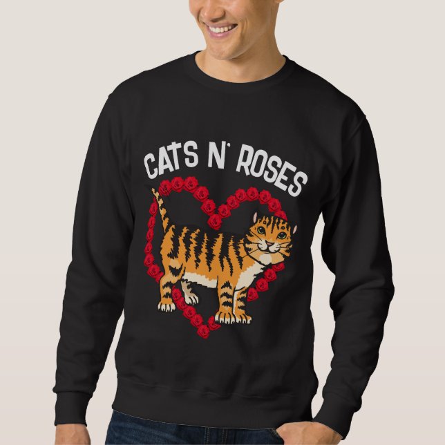 Moletom GATOS N' ROSAS GINGER Cat T-Shirts (Frente)