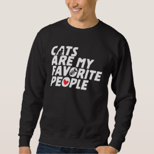 Moletom Gatos São Minhas Pessoas Favoritas Gatinho Fofo Ga
