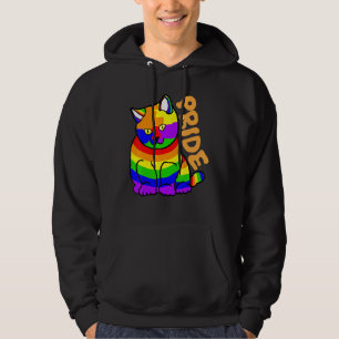 Moletom Gay Cat Rainbow Lgbtqia Flag Prid Animal Cat