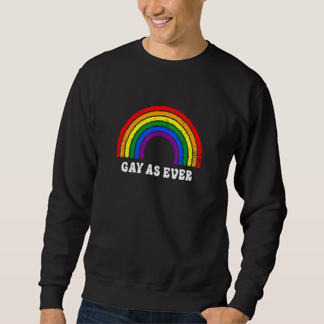 Moletom Gay Como Par De Orgulho Do Orgulho Comunitário Do  (Frente)