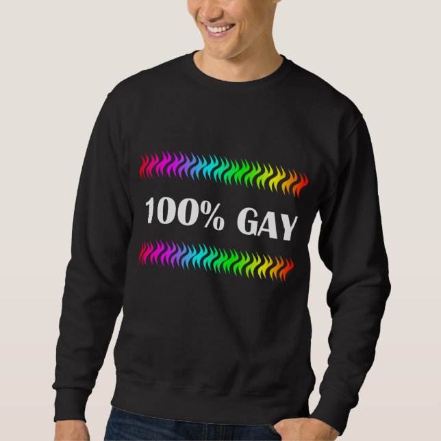 Moletom gay de 100% (Frente)