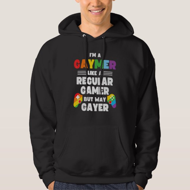 Moletom Gaymer Gay Gamer Lgbt Pride Rainbow Controller Ga (Frente)