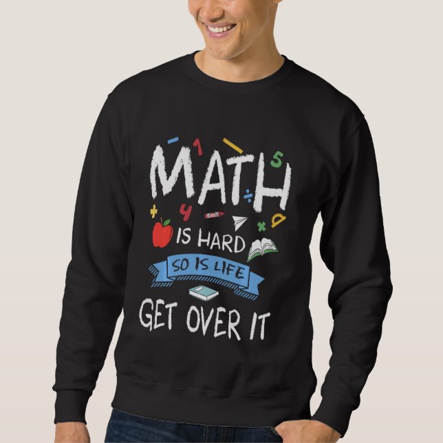 Moletom Geeks Engraçados De Matemática Professores Matemát (Frente)