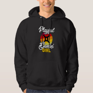 Moletom Gemini Garota Gemini Zodiac Sig Astrológico