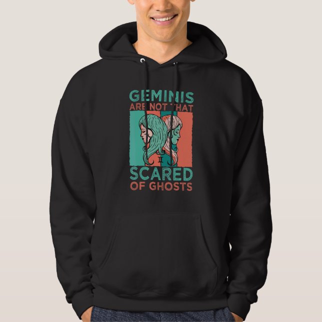 Moletom Geminis Não Tem Medo De Fantasmas - Zodiac Sig (Frente)