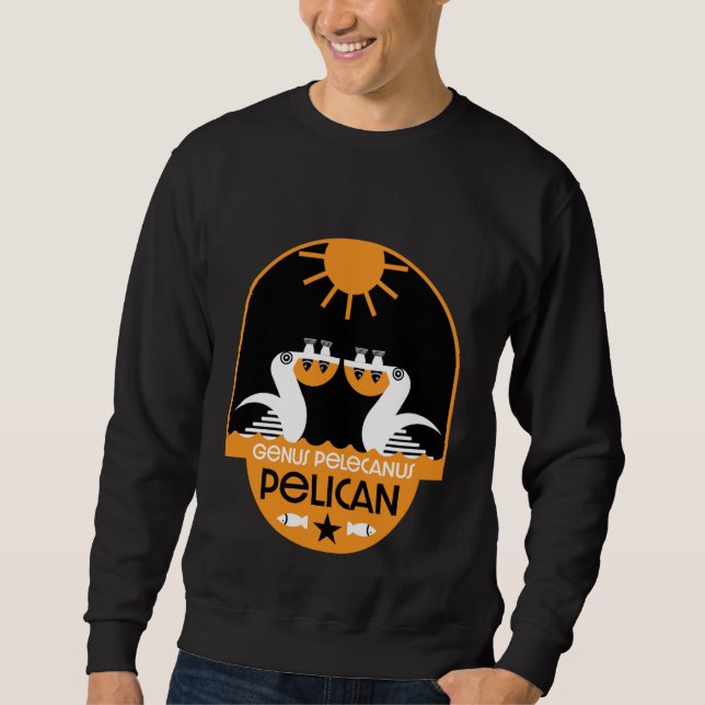 Moletom Genus Pelecanus Bird Art (Frente)