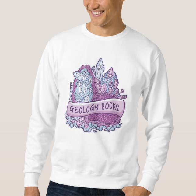 Moletom Geologia rocha convite T-Shirt (Frente)