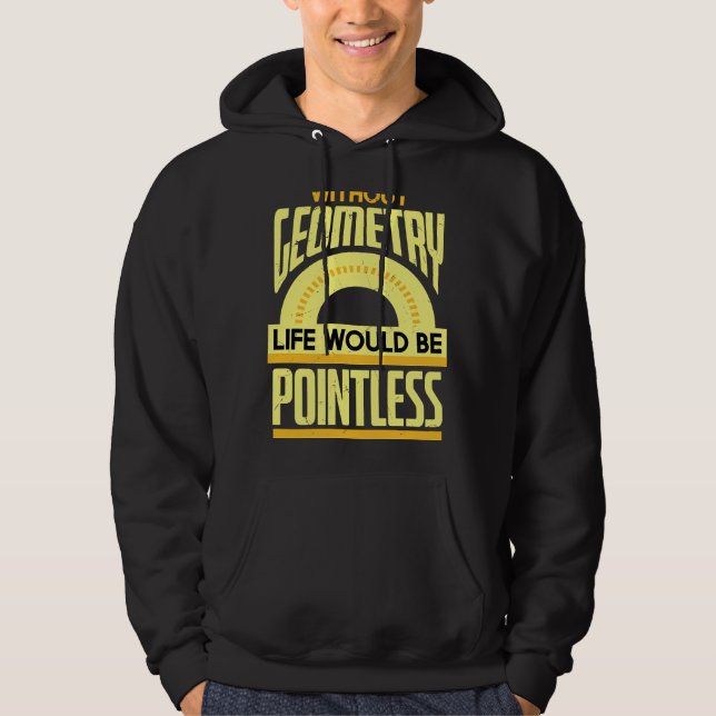 Moletom Geometria Trocadilho Inútil Matemática Física Geom (Frente)