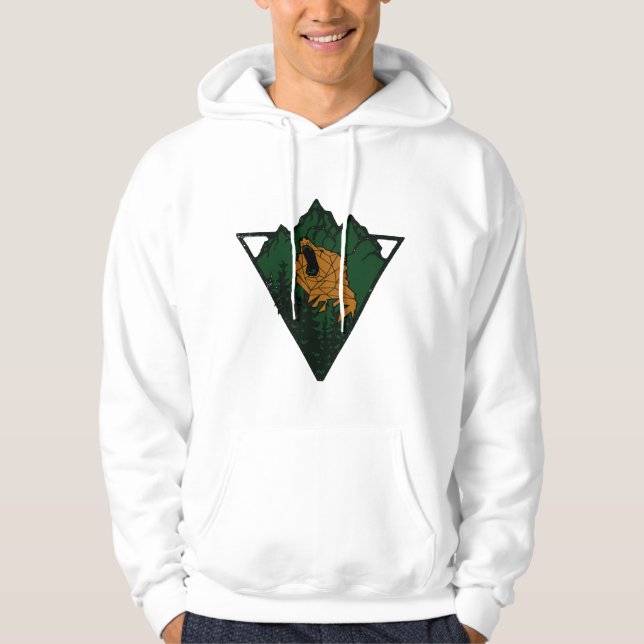Moletom Geometric Roaring Bear Mountain Sweatshirt (Frente)