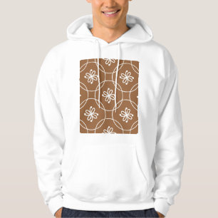 Moletom Geométrico floral: padrão artístico de safra.