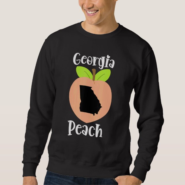 Moletom Geórgia Peach Peach Peach Prioridade Estado da Geó (Frente)