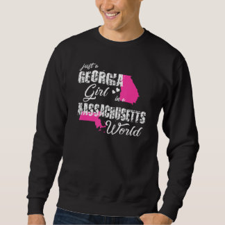 Moletom Georgia Shirts engraçada Apenas uma garota Georgia