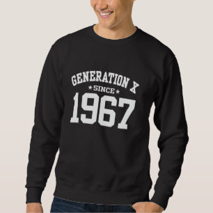 Moletom Geração X Desde 1967 Aniversário Gen X