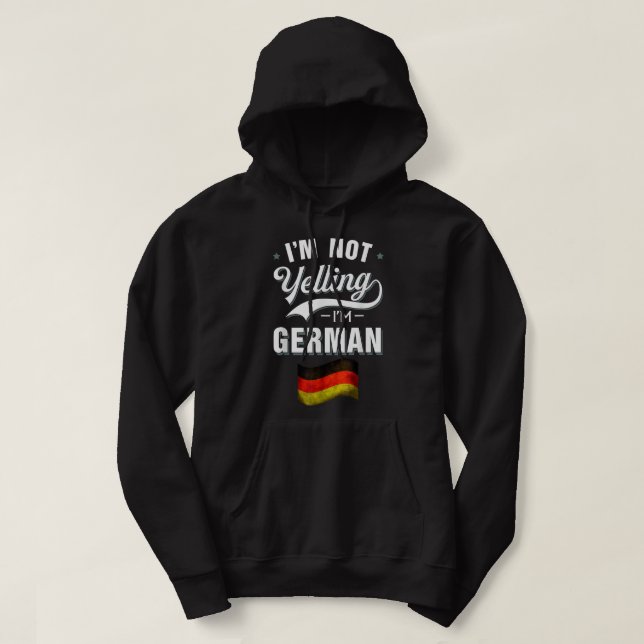 Moletom German shepherd America Flag Patriótico Dog Lover  (Frente do Design)