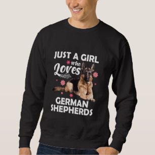 Moletom German shepherd Engraçado Para Meninas Mulheres Cr