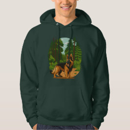Moletom German Shepherd Forest Adventure Dog