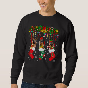 Moletom German shepherd No Sock Xmas Reindeer Papais noeis