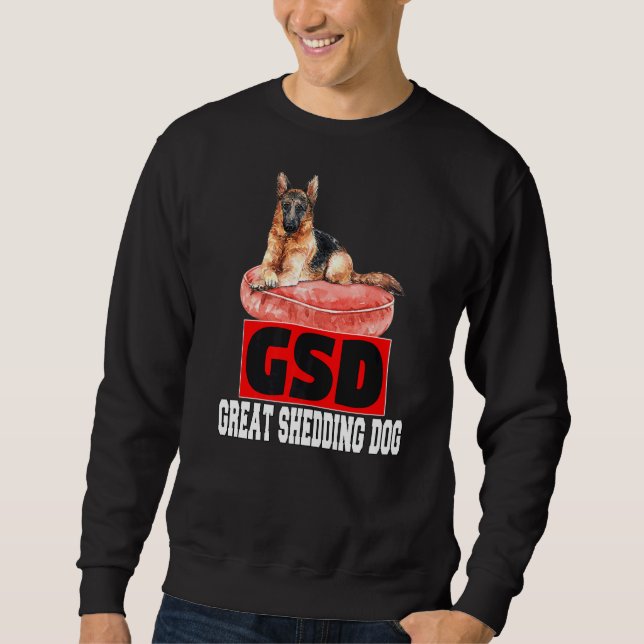 Moletom German shepherd Pet Proprietário Gsd Excelente She (Frente)