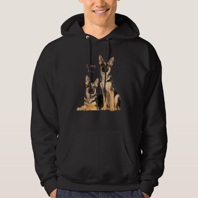 Moletom German shepherd Shepard Dog Mãe Pai Adorável Pet 8 (Frente)