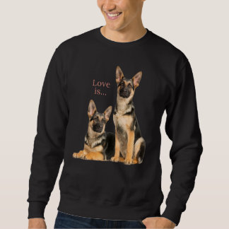 Moletom German shepherd Shepard Dog Mãe Pai Adorável Pet 8