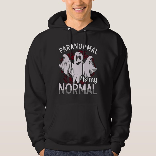 Moletom Ghost Hunter Paranormal É Minha Caça Normal Ao Fan (Frente)