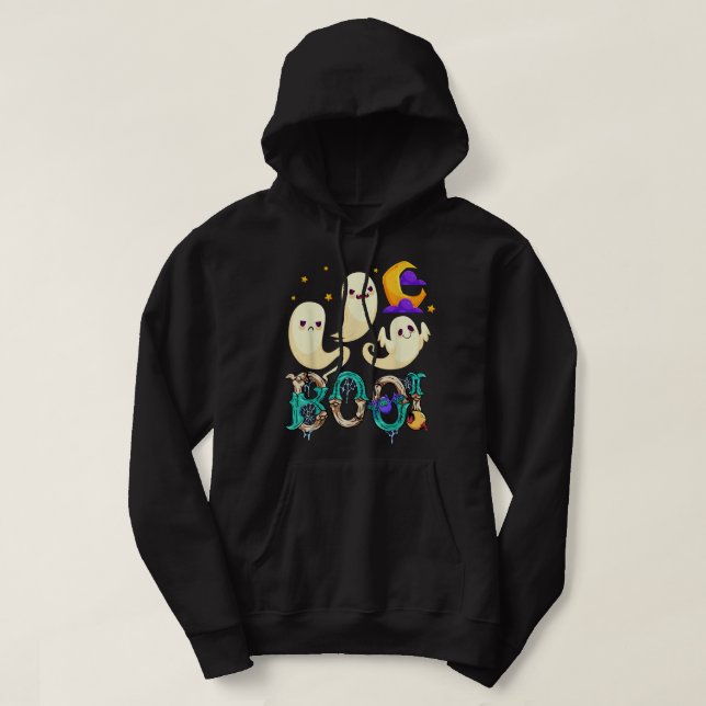Moletom Ghost Retro Halloween De Skate Real (Frente do Design)