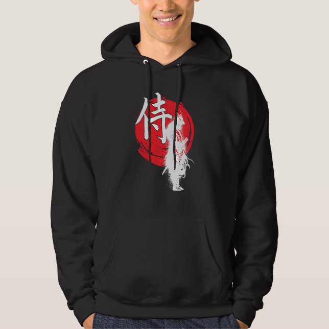 Moletom Ghost Samurai Warrior Way Of The Bushido Samurai M (Frente)