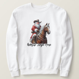 Moletom Giddyup Jingle Horse Papai Noel Natal