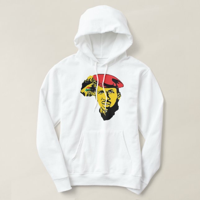 Moletom Gift Engraçado Thomas Africanist Sankara Retro Wav (Frente do Design)