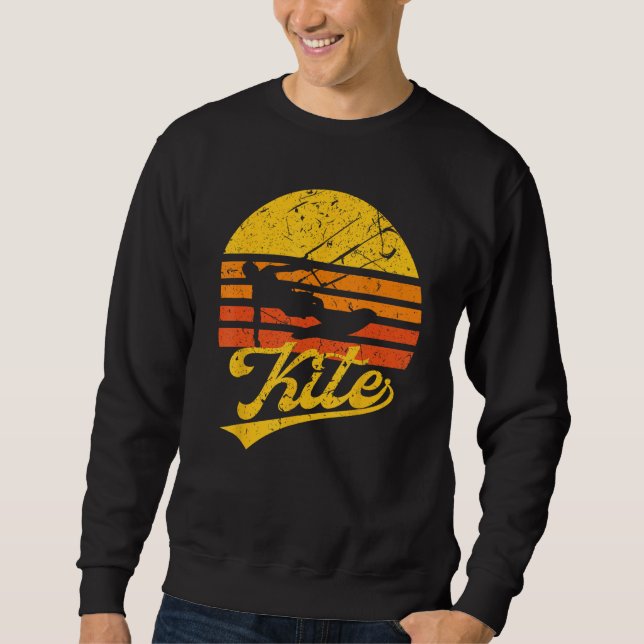 Moletom Gift Kitesurf - Kite Retro Kite Embarcado (Frente)