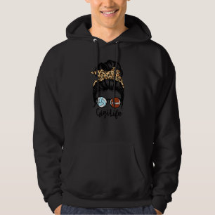 Moletom Gigi Life Messy Bun Hair Engraçado Voleibol De Fut