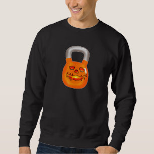 Moletom Ginásio de abóbora de Halloween Kettlebell