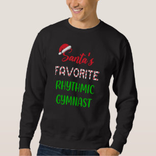 Moletom Ginasta Rítmica Favorita do Papai Noel Natal Gin