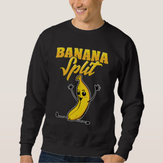 Moletom Ginástica Dividida de Banana Cute & Funny