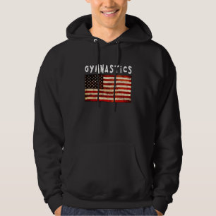 Moletom Ginástica Grunge Americana Bandeira EUA