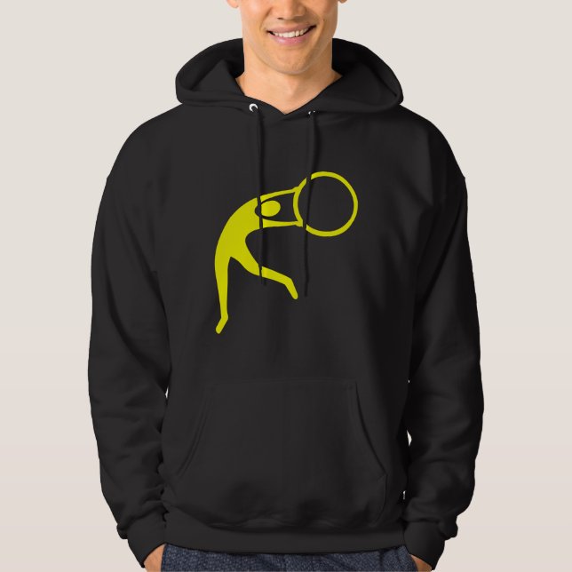 Moletom Ginástica Rítmica Figura - Amarelo (Frente)
