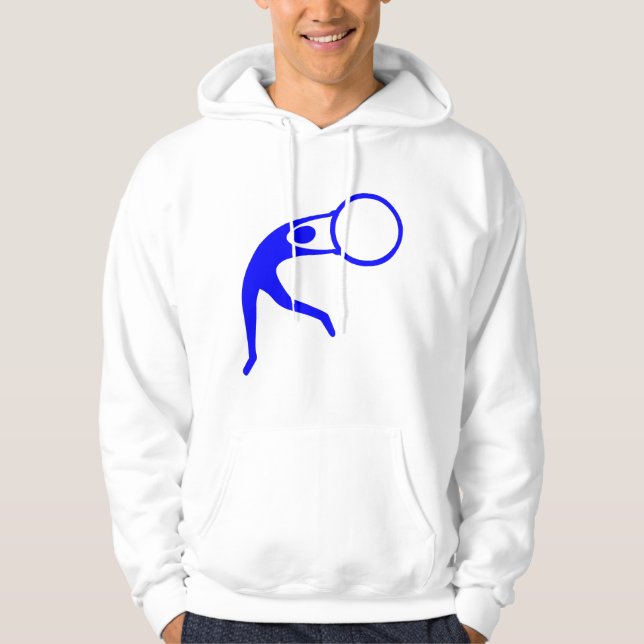 Moletom Ginástica Rítmica Figura - Azul (Frente)