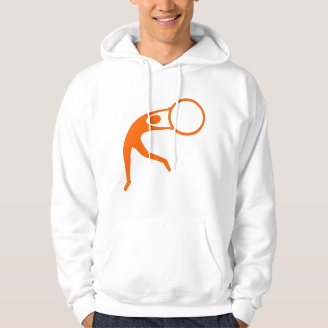 Moletom Ginástica Rítmica Figura - Laranja (Frente)