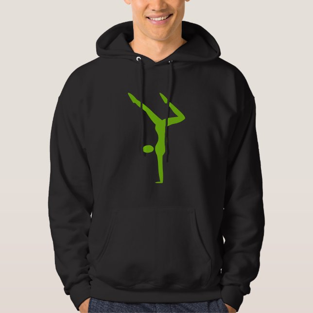 Moletom Ginástica - Verde marciano (Frente)