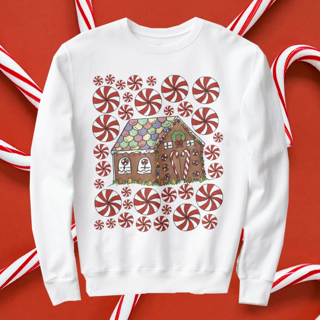 Moletom Gingerbird House Docinho De Natal Feio (Gingerbread house sweatshirt)