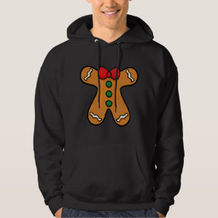 Moletom Gingerbird Man Body Costume para Halloween ou Chri