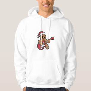 Moletom Gingercake Man Play Guitar Electric Christmas