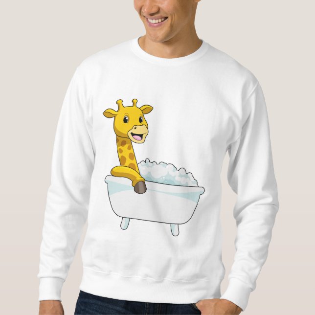 Moletom Girafa com Banheira com Espuma (Frente)