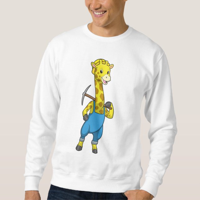 Moletom Girafa como menor com picaxe (Frente)
