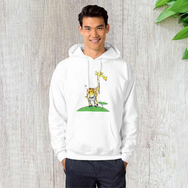 Moletom Girafa E Zebra Mens Hoodie (Criador carregado)