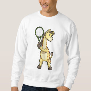 Moletom Girafa em Tênis com raquete Tênis