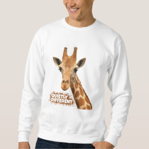 Moletom Girafa Quietamente Diferente - Arte Girafa