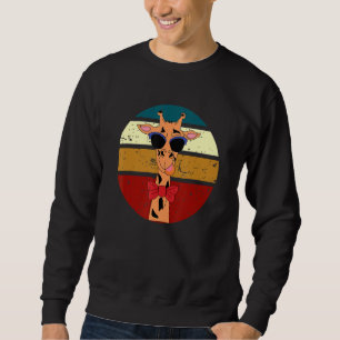 Moletom Girafa Vestindo Óculos Engraçados Ao Sol